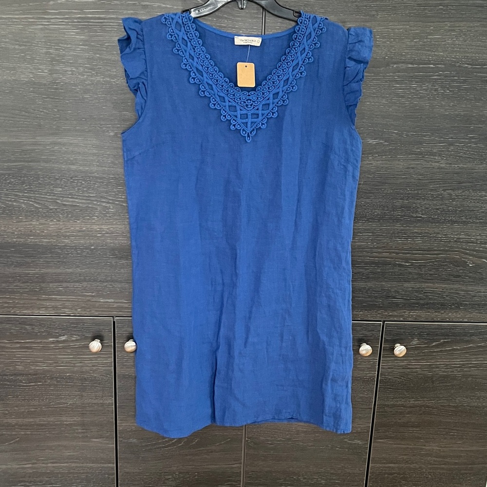 Via SIGNORIA Italian Linen Royal Blue